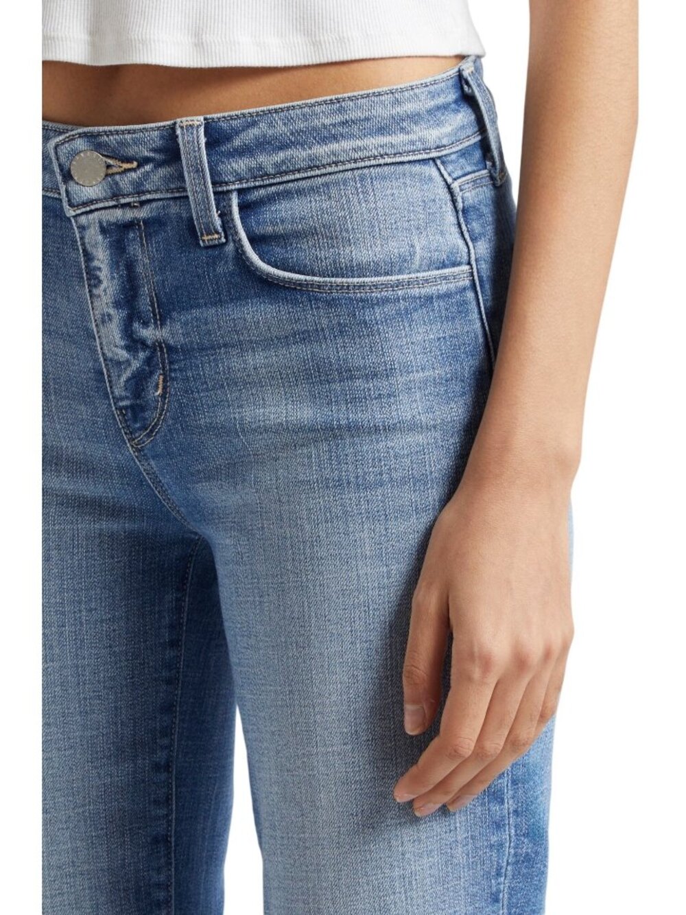 L’AGENCE Sneeki Flare Hansen Mid Rise Jeans Size 27 New - Picture 6 of 16